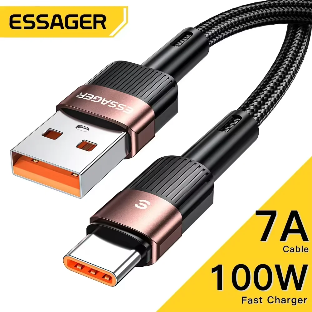 Essager 7A cavo USB tipo C per Realme Huawei P30 Pro 66W cavo di ricarica rapida USB