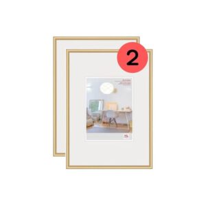 walther designPortafoto oro 40 x 60 cm con vetro artistico confezione doppia