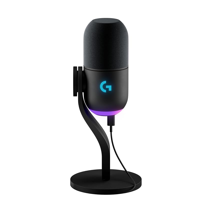 Logitech G Yeti GX Dynamic Microfono a condensatore RGB per gaming