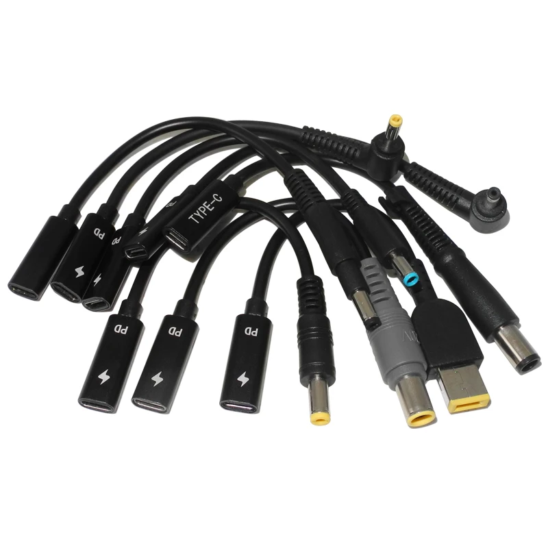 Cavo adattatore di alimentazione USB 3.1 PD tipo C da 65 W femmina a convertitore