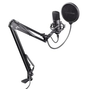 GXTrust 252 Emita Plus Microfono USB Professionale a Condensatore con Braccio Regolabile