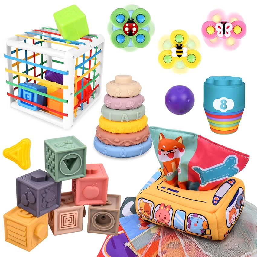 IEEILULU 6 in 1 Giocattolo Montessori per Bambini