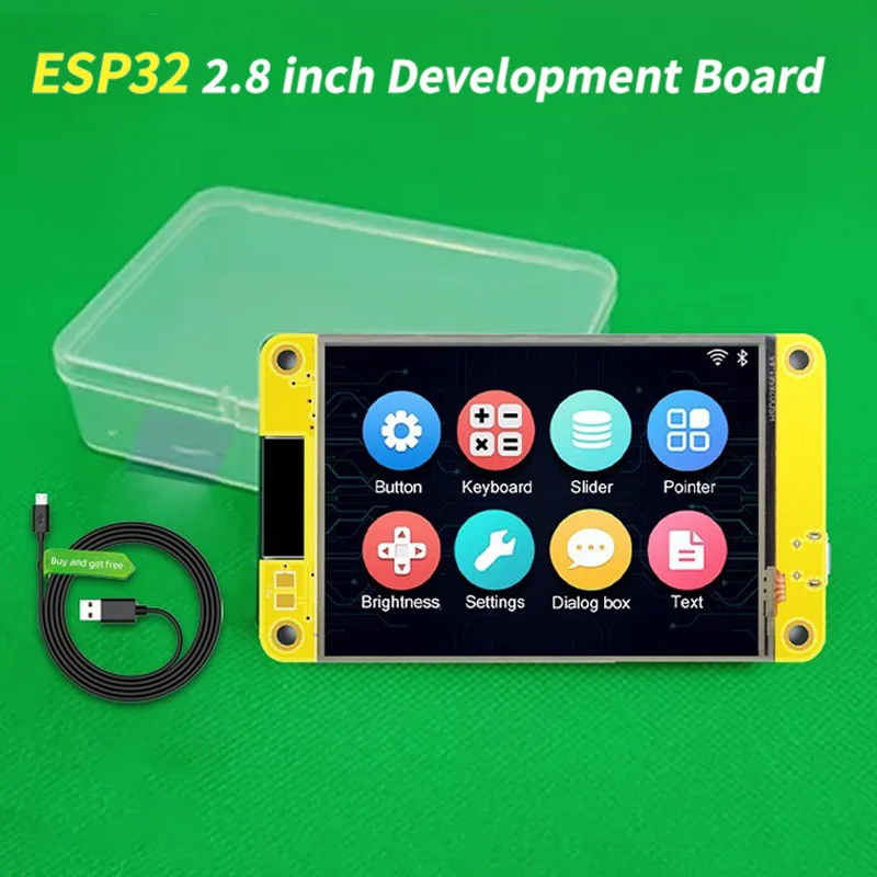 Display ESP32 da 2.8 pollici per Arduino LVGL WIFI e scheda di sviluppo Bluetooth
