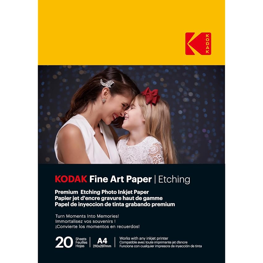 KODAK Fine Art Paper - Carta Fotografica di Alta Qualità Testurizzata