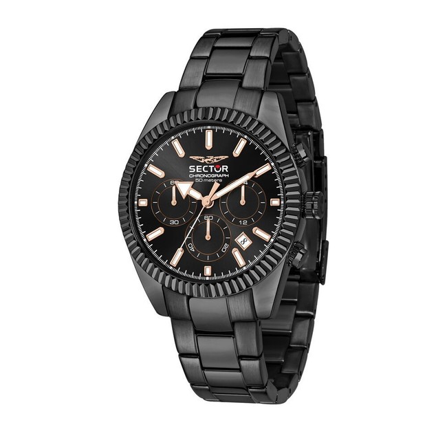 Sector 240 – Orologio Uomo Acciaio Total Black Cronografo (R3273676005)