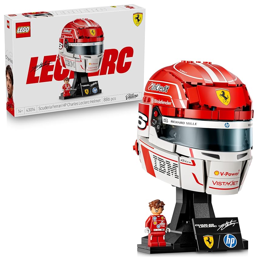 LEGO Editions Casco di Charles Leclerc Scuderia Ferrari HP - Merchandising F1