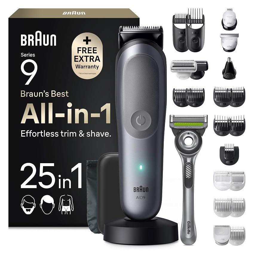 Braun Rasoio Elettrico Barba e Capelli Serie 9