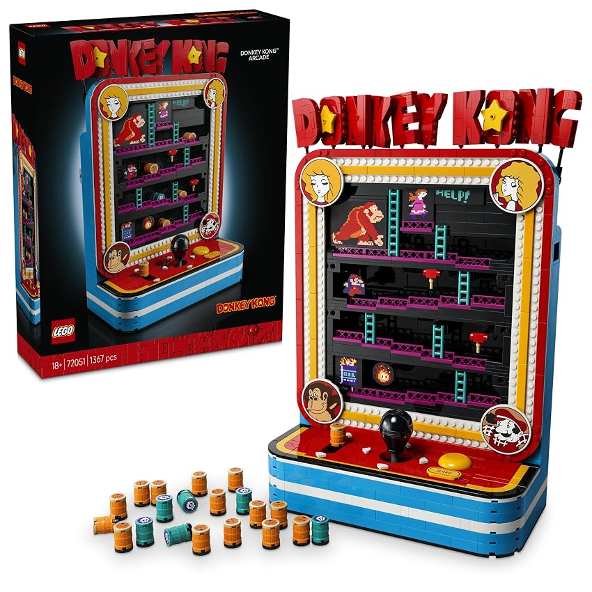 LEGO Super Mario Donkey Kong Arcade - Kit di Modellismo 3D Interattivo per Adulti