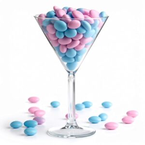 Decoraparty Coppa Porta Confetti Trasparente