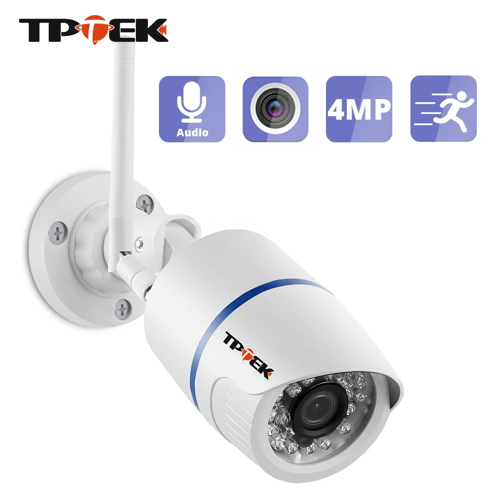 4MP 1080P Telecamera IP WiFi esterno Telecamera di sicurezza domestica Sorveglianza
