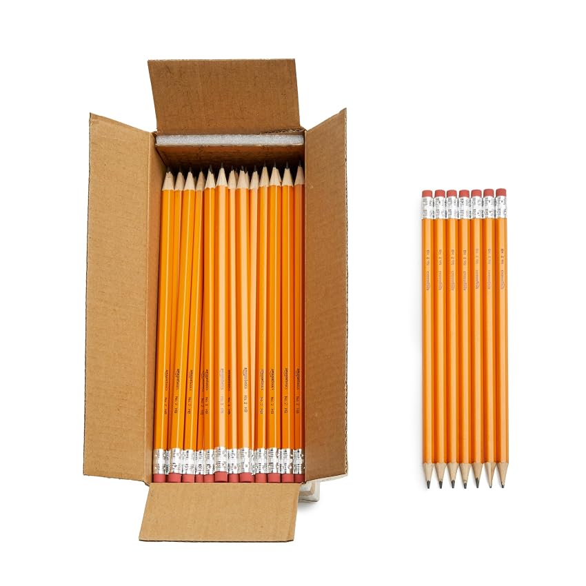 Amazon Basics - Matite HB2 in Grafite con Corpo in Legno