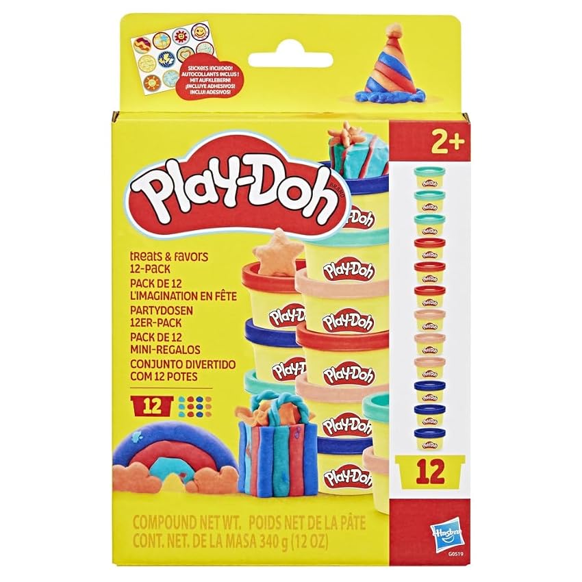 Play-Doh Pack de 12 L'imagination en fête