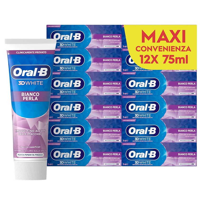 Oral-B Dentifricio Sbiancante 3D White Bianco Perla