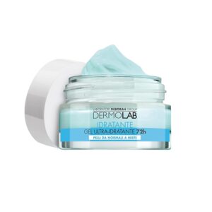 Dermolab - Crema Viso Idratante Gel 72H per Pelle Normale e Mista con Pool di Acido Ialuronico