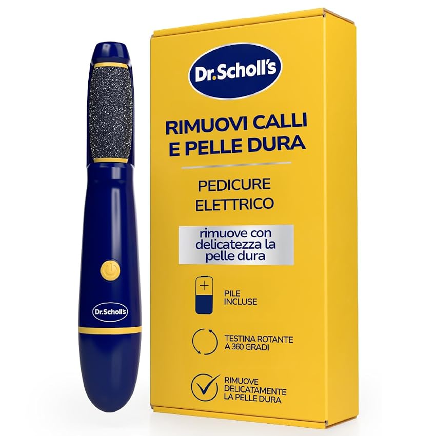 Dr. Scholl’s Lima Piedi Elettrica Rimuovi Calli - Pedicure Professionale