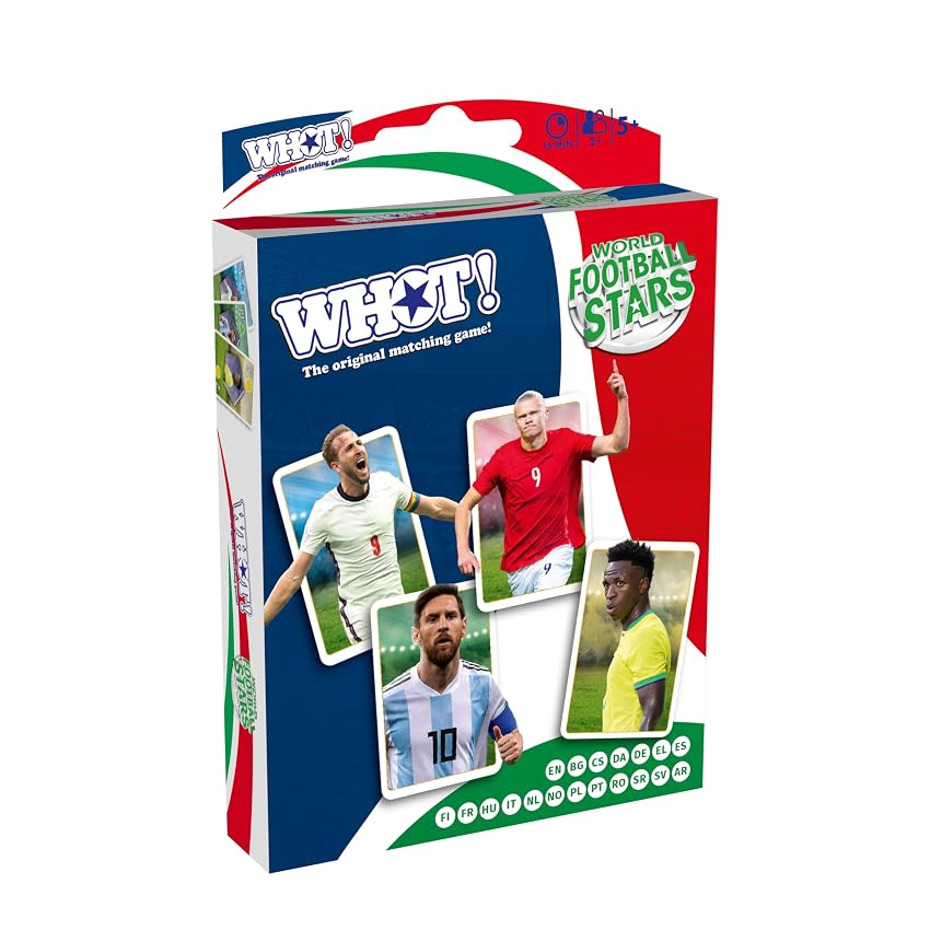 Waddingtons World Football Stars Whot gioco di carte