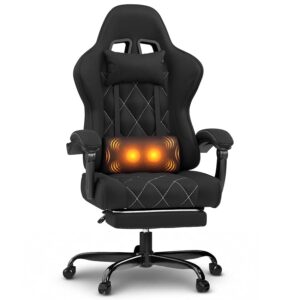 JUMMICO Sedia Gaming Ergonomica in tessuto