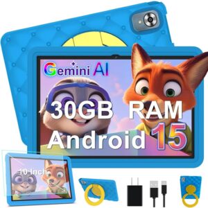 Tablet Bambini 10 Pollici Android 15 con 30GB RAM