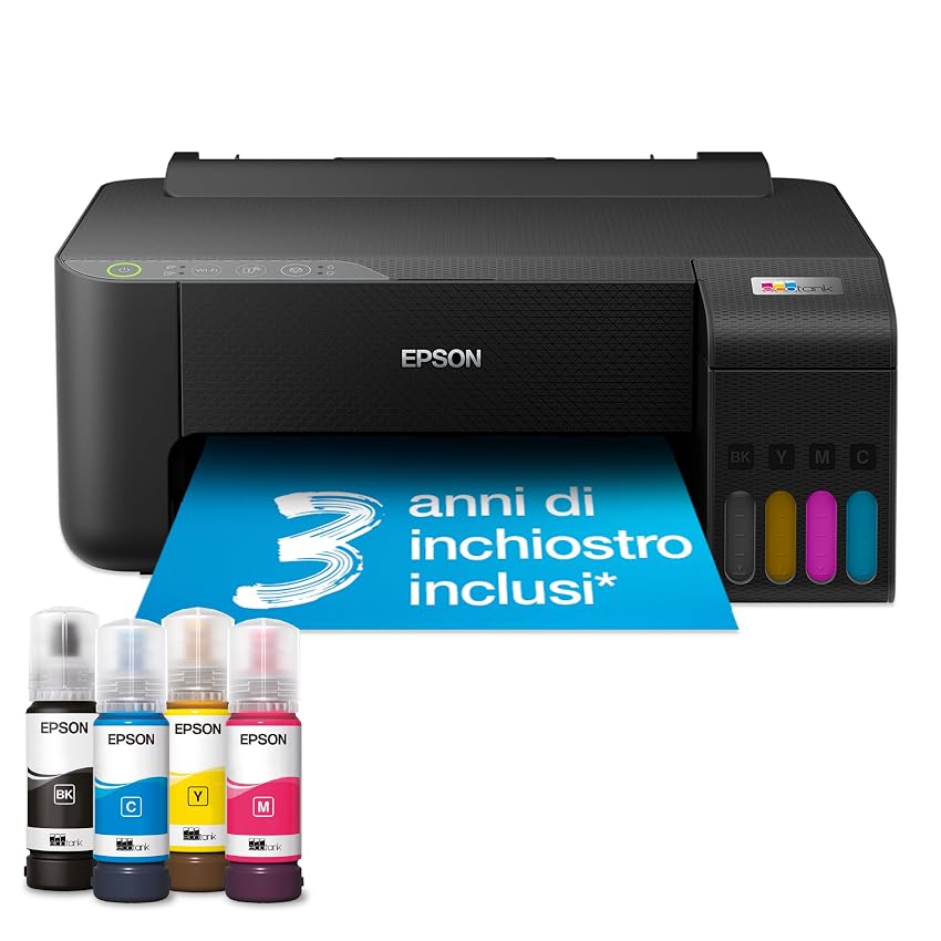 Epson EcoTank ET-1810 Stampante A4 con Serbatoi Ricaricabili Alta Capacità