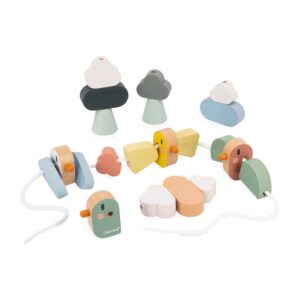 Janod - Perle da Infilare Sweet Cocoon - 21 Perle Uccellini