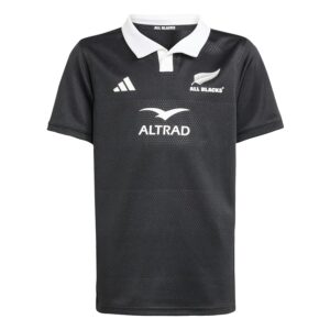 adidas Bambini e Ragazzi all Blacks Home Replica Jersey Kids Shirt
