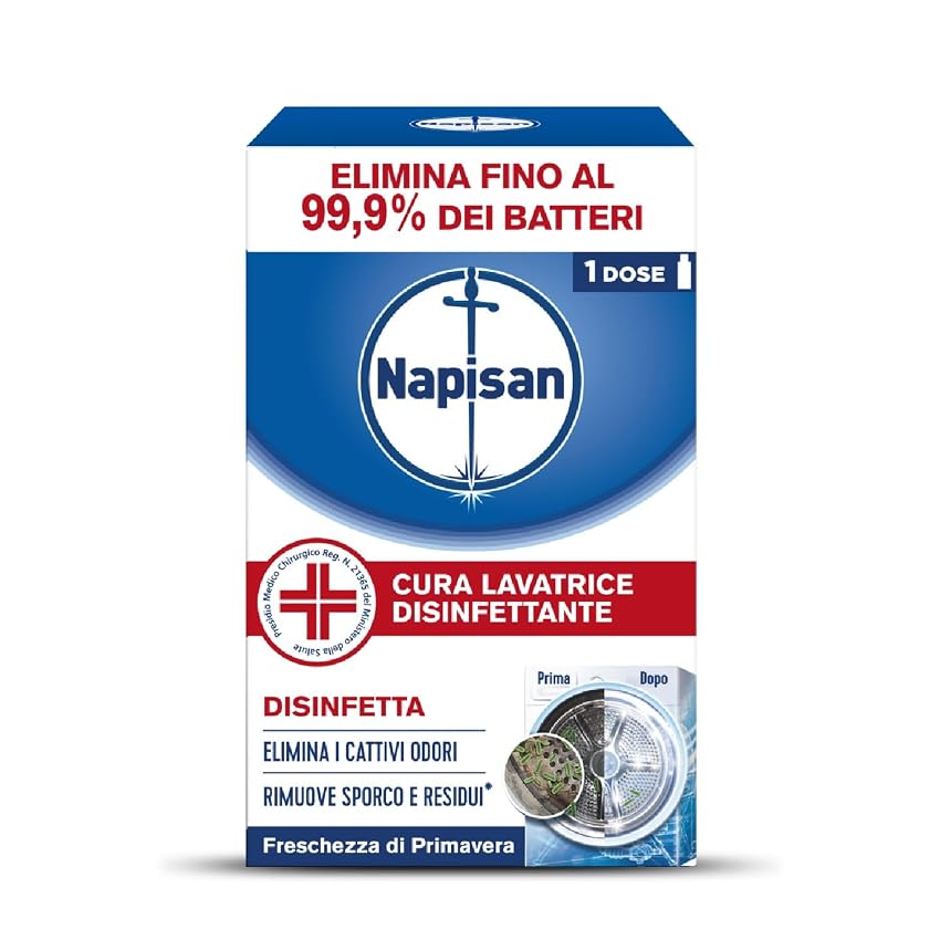 Napisan Cura Lavatrice Disinfettante Freschezza di Primavera