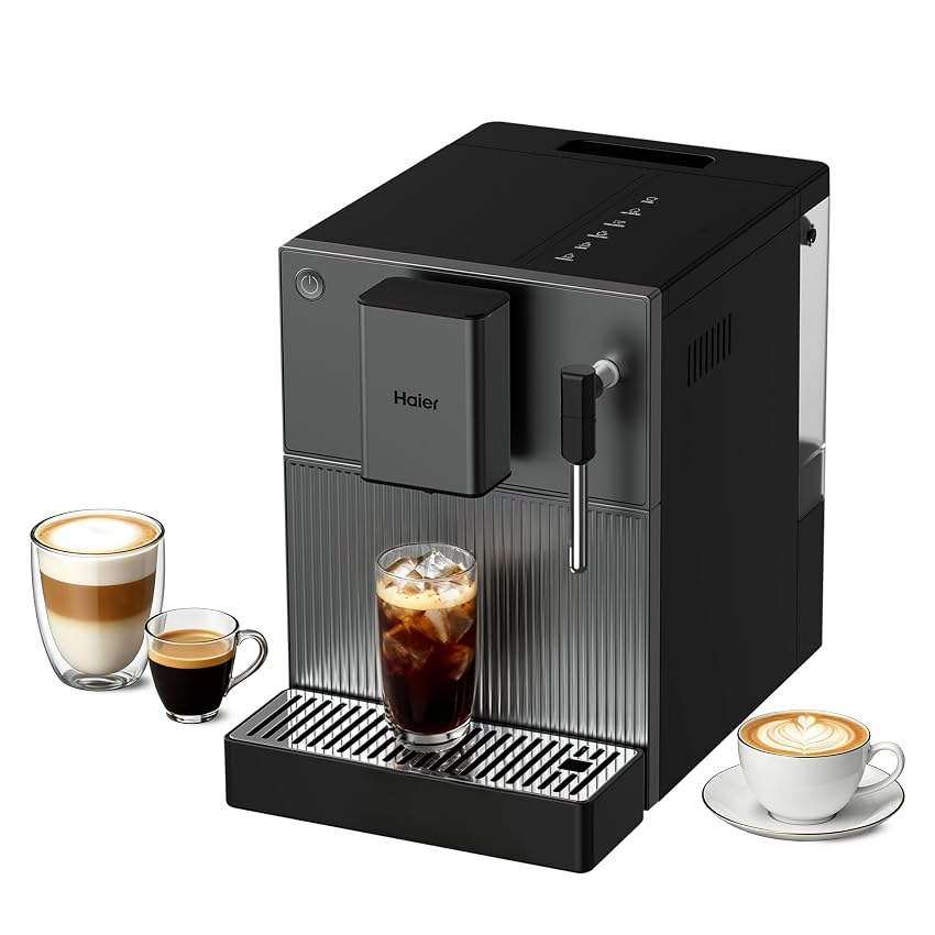 Haier Macchina da Caffè Compatta | Automatica con Macinacaffè