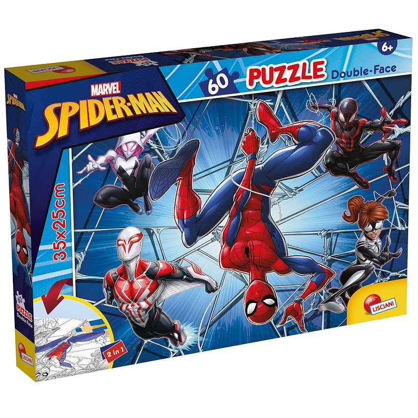 Liscianigiochi Marvel Puzzle DF M-Plus 60 Spiderman