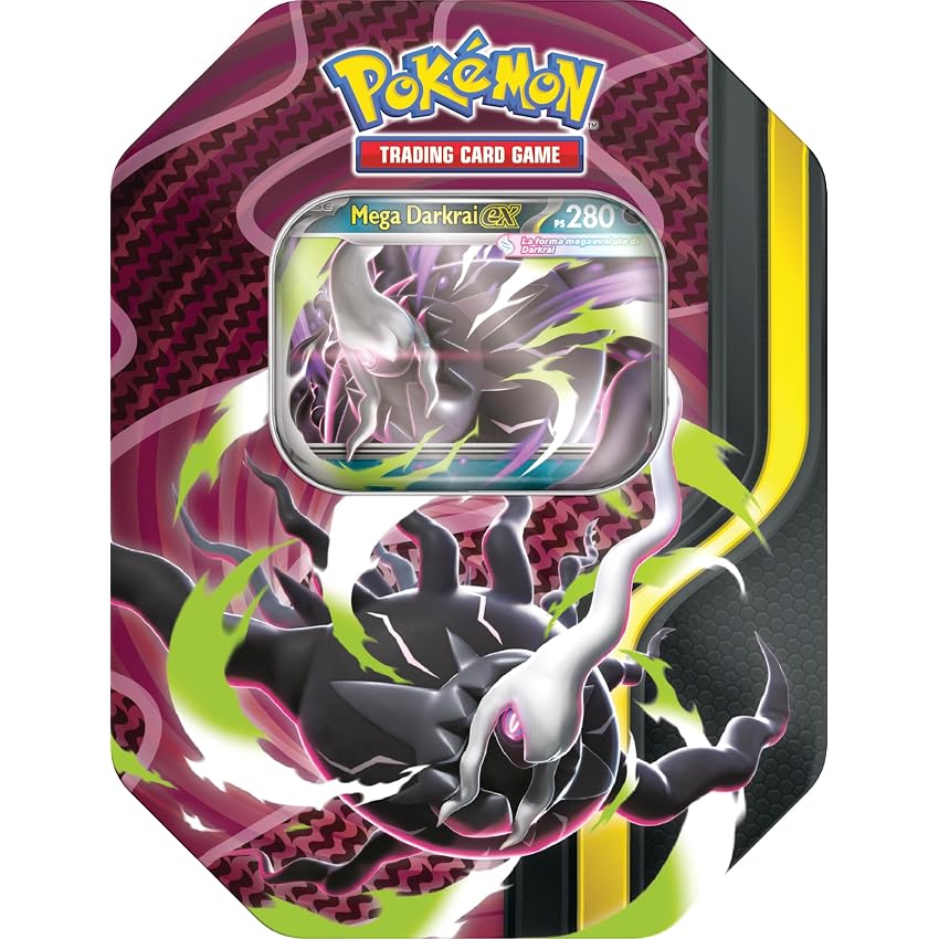 Pokémon: scatola da collezione Megaforze - Mega Darkrai-ex del GCC Pokémon (4 buste)
