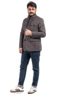 Giubbotto Uomo Sartoriale Giubbino Imbottito Invernale Giacca Elegante VEQUE