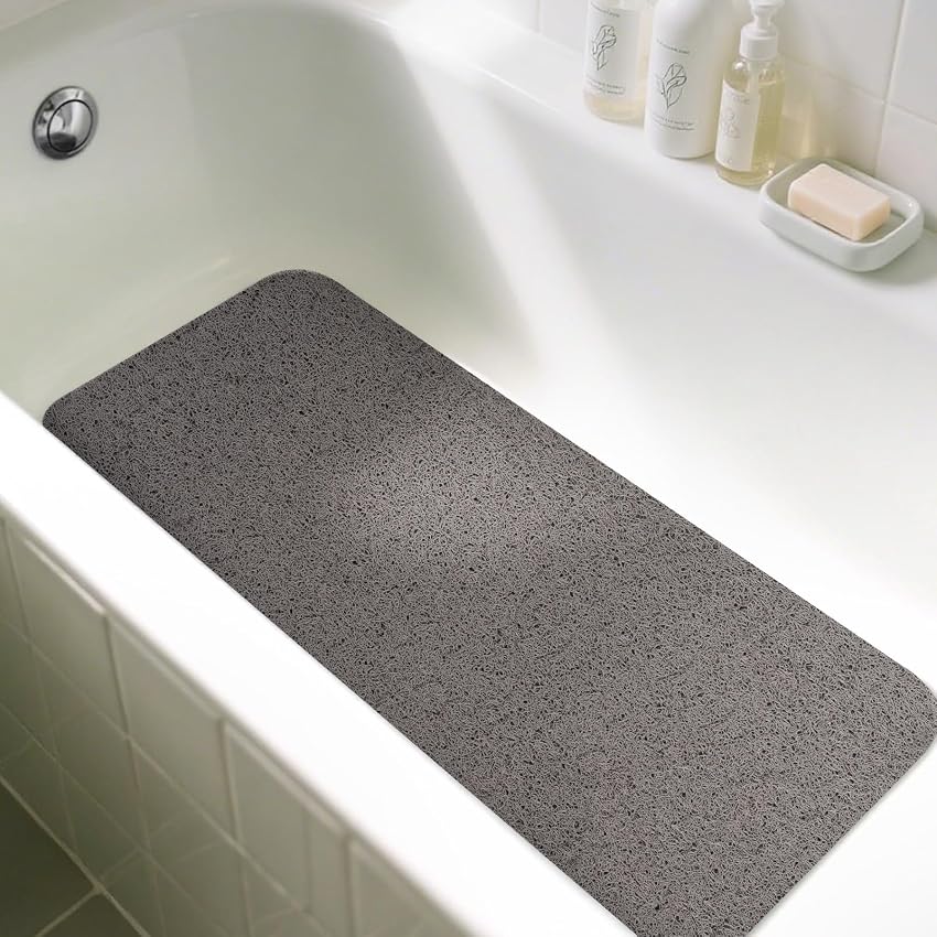 COSYLAND Tappeto Doccia Antiscivolo 40x80cm – Tappetino Doccia Antiscivolo in PVC Morbido
