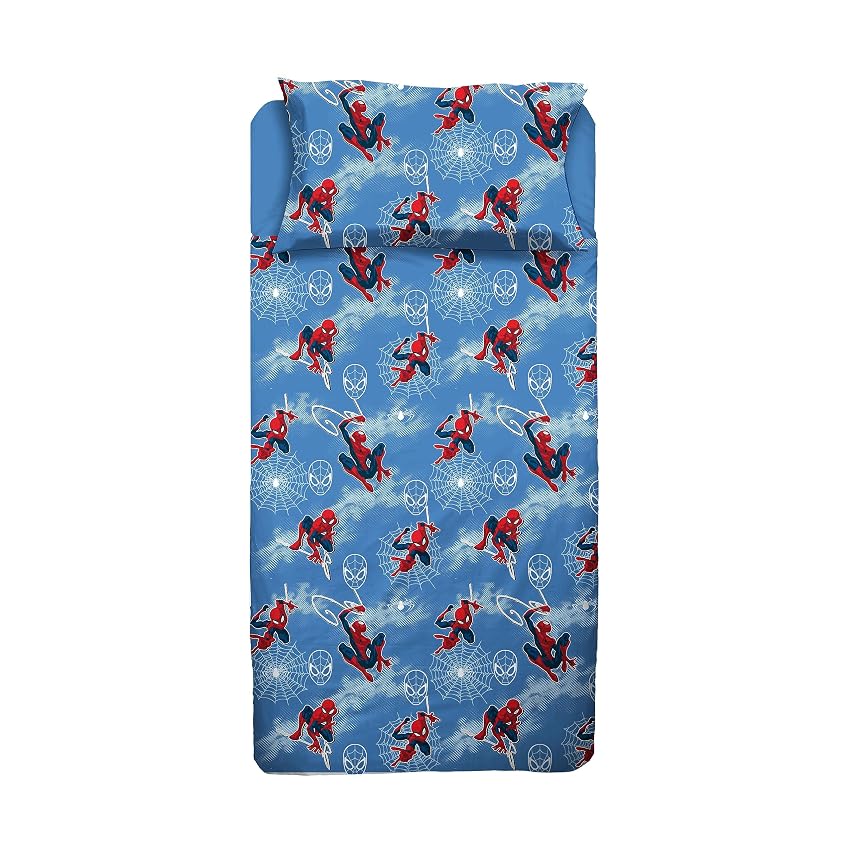 Set Lenzuola Letto Piazza E Mezza Spiderman