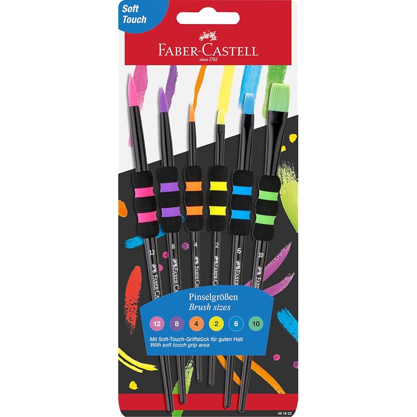 FABER-CASTELL - Set di pennelli per la scuola