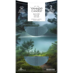 Yankee Candle Ricarica Scent Plug | Bayside Cedar | Per spazi piccoli e medi | Fragranza duratura