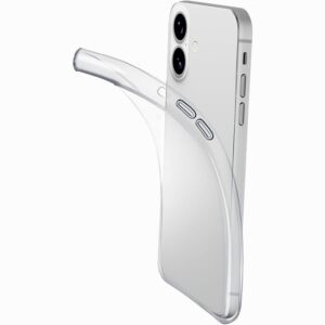cellularline - Fine - Compatibile con iPhone 17 - Cover Trasparente Ultra Sottile