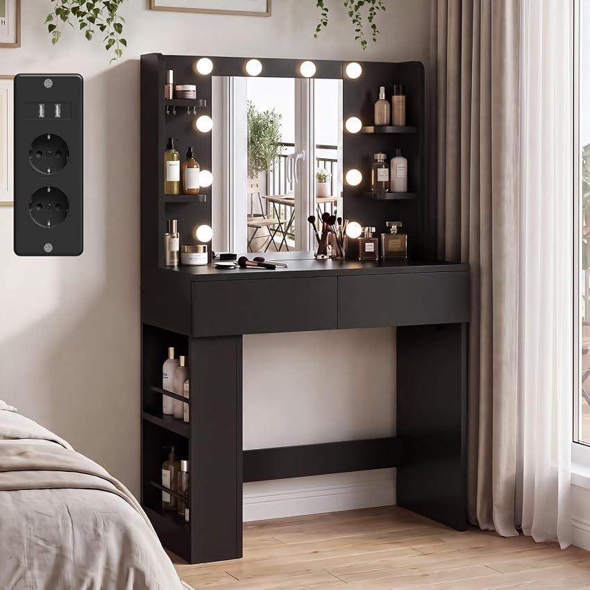 JUMMICO Toeletta con Specchio LED