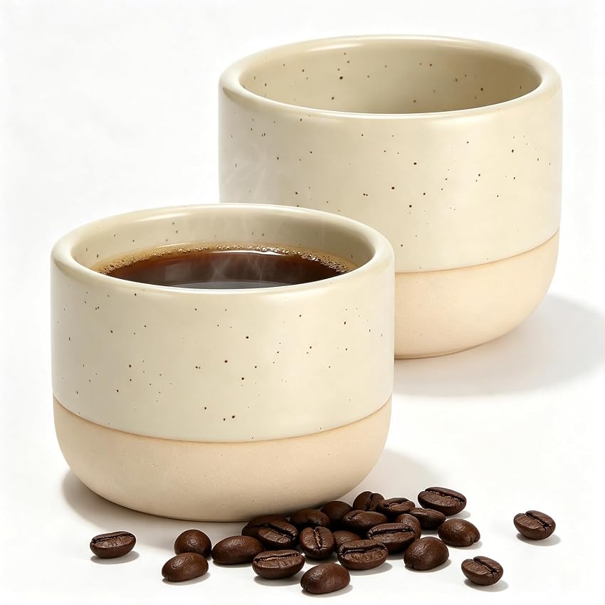 VINATO Set di 2 Tazze da Espresso