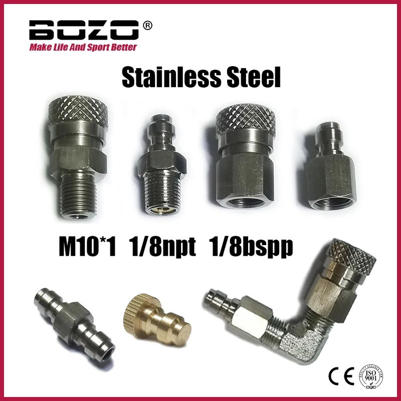 Adattatore maschio femmina a disconnessione rapida HPA Air 8mm capezzolo di riempimento