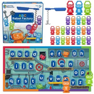 Learning Resources Fabbrica Robot ABC Gioco Educativo Dell'inglese Alfabeto