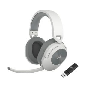 Corsair HS55 WIRELESS Cuffia Gaming con Microfono &ndash; Bianco