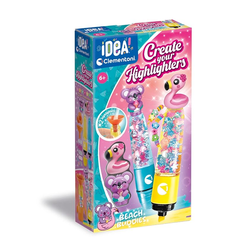 Clementoni Idea - Create Your Highlighters Beach Buddies