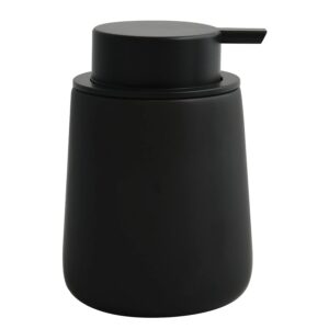MSV - Dispenser di Sapone in Ceramica MAONIE - Nero Opaco - Design Elegante e Moderno