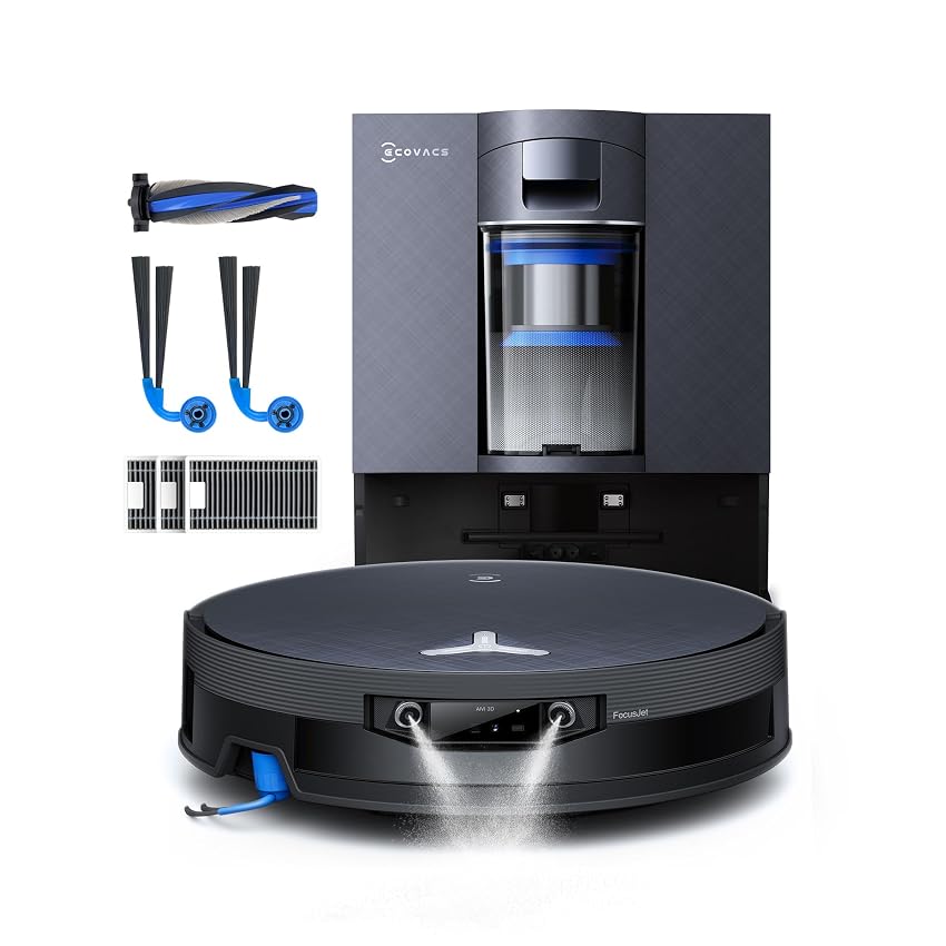 ECOVACS X12 OMNICYCLONE Care Kit Robot Aspirapolvere Lavapavimenti 22000Pa