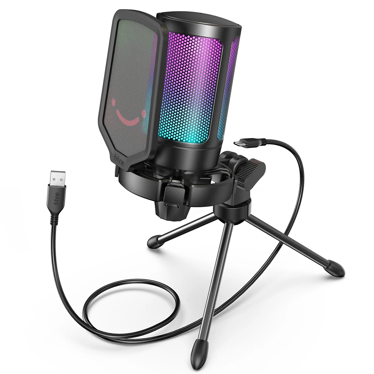 FIFINE Microfono da gioco a condensatore USB