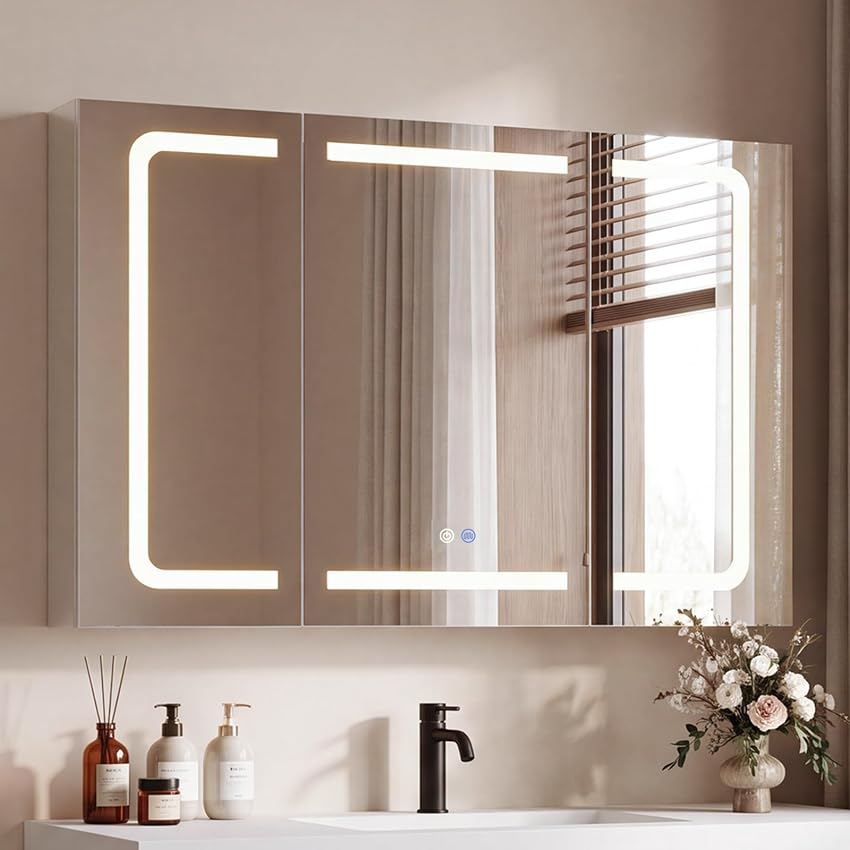 TRIUMPHKEY Specchiera Bagno con Luci