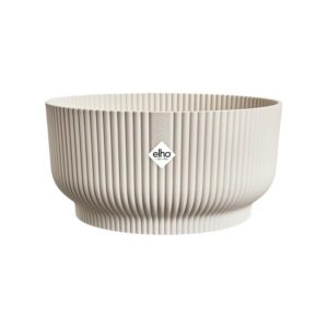 Elho vibes fold bowl 25cm vaso da fiori - Linen White