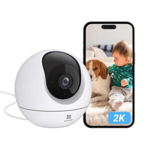 EZVIZ Telecamera IP WiFi 360° 2K Telecamera di Sorveglianza Interna