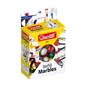 Quercetti Marbles Refill 100 Biglie Colorate Ø19/14 mm da Pista Biglie per Bambini Migoga