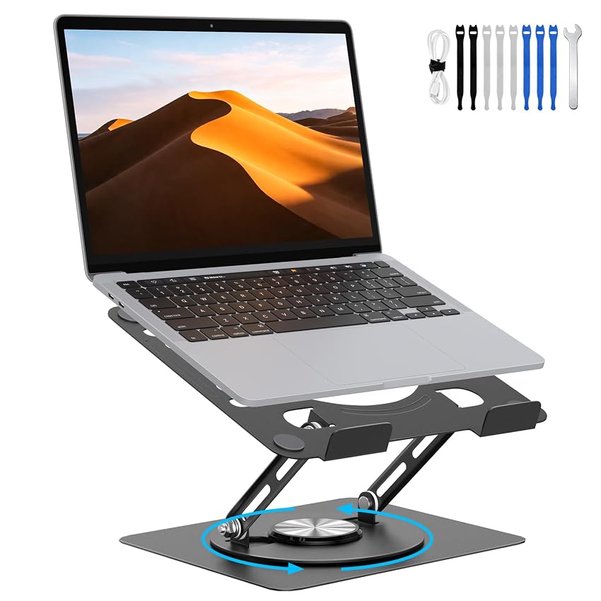 Alyvisun Supporto PC Portatile 360° Girevole