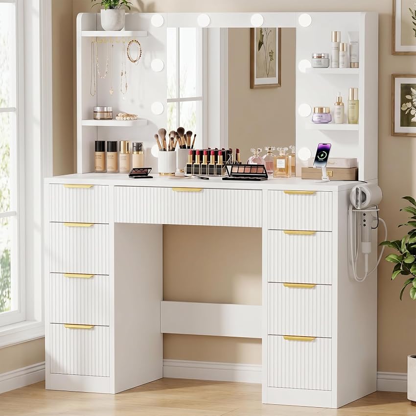 JUMMICO Toeletta Trucco con Specchio